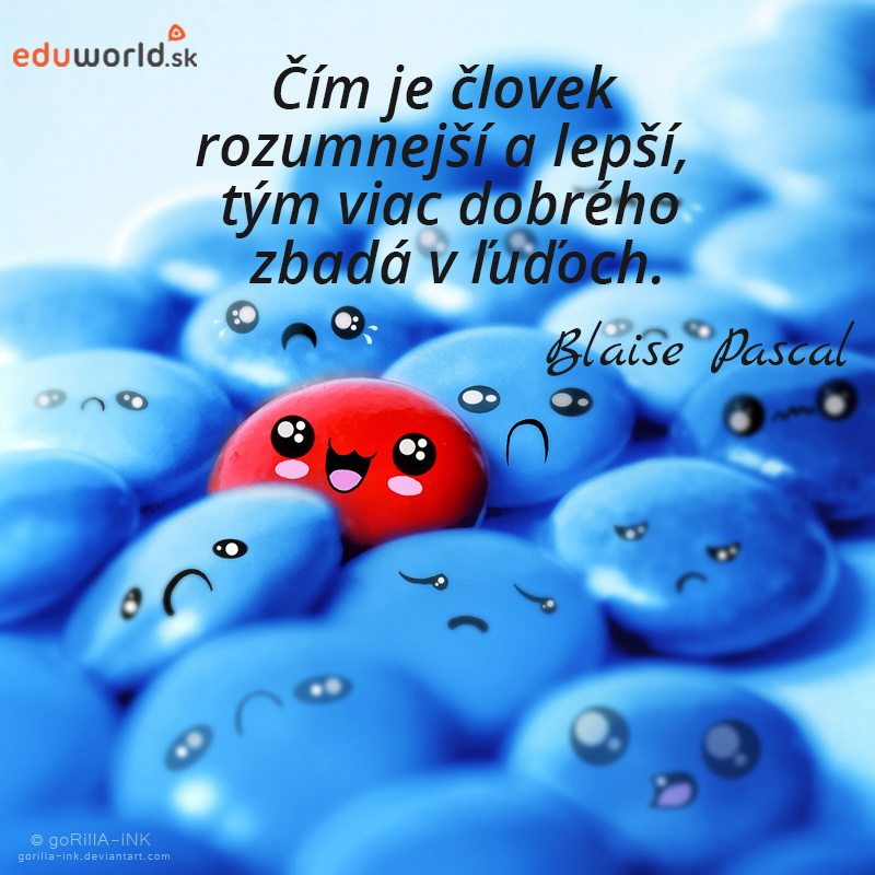 citaty-Blaise Pascal - eduworld.sk