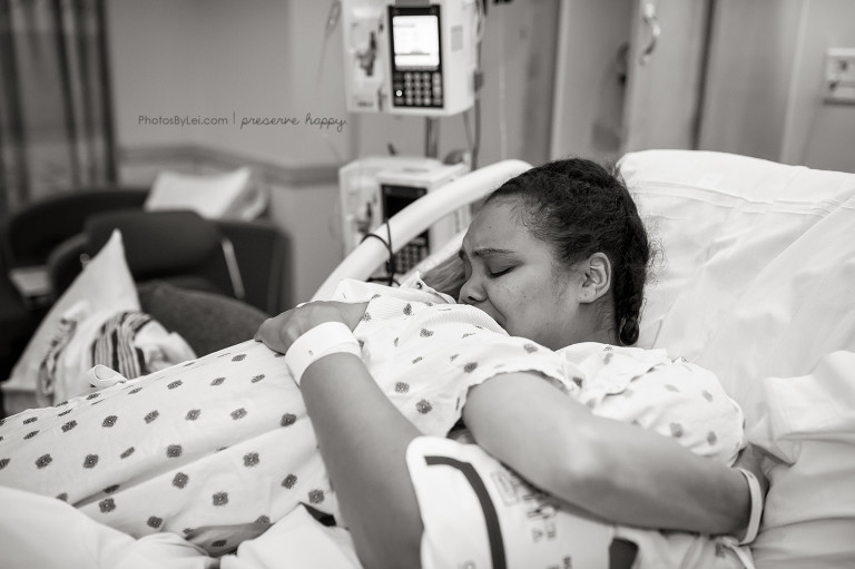 Birth photos by Leilani Rogers