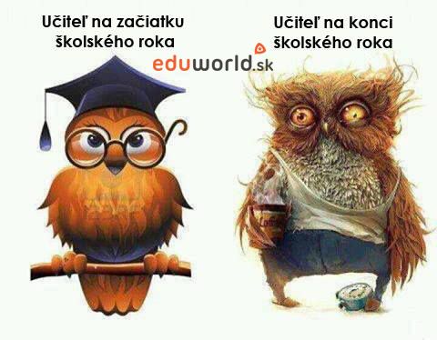 Začiatok vs koniec školského roka u učiteľov