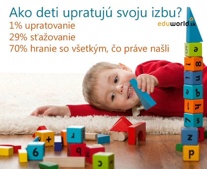 Ako deti upratujú svoju izbu?
