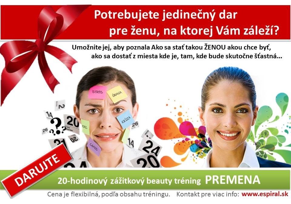 PREMENA | 20-hodinový zážitkový beauty tréning