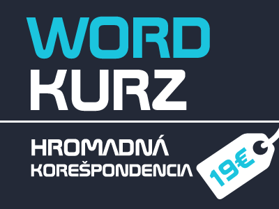 Word - hromadná korešpondencia