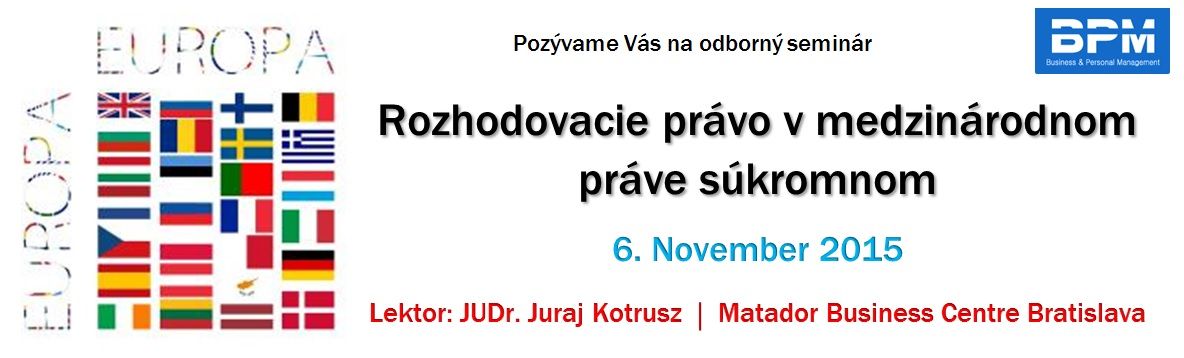 Rozhodovacie právo v medzinárodnom práve súkromnom