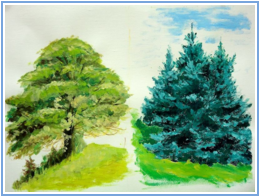 Kurz Ako maľovať stromy a zeleň