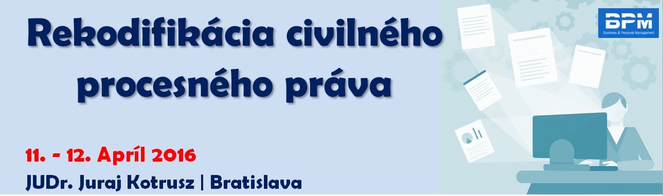 Rekodifikácia civilného procesného práva