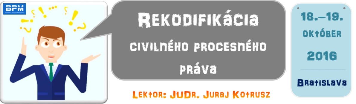 Rekodifikácia civilného procesného práva