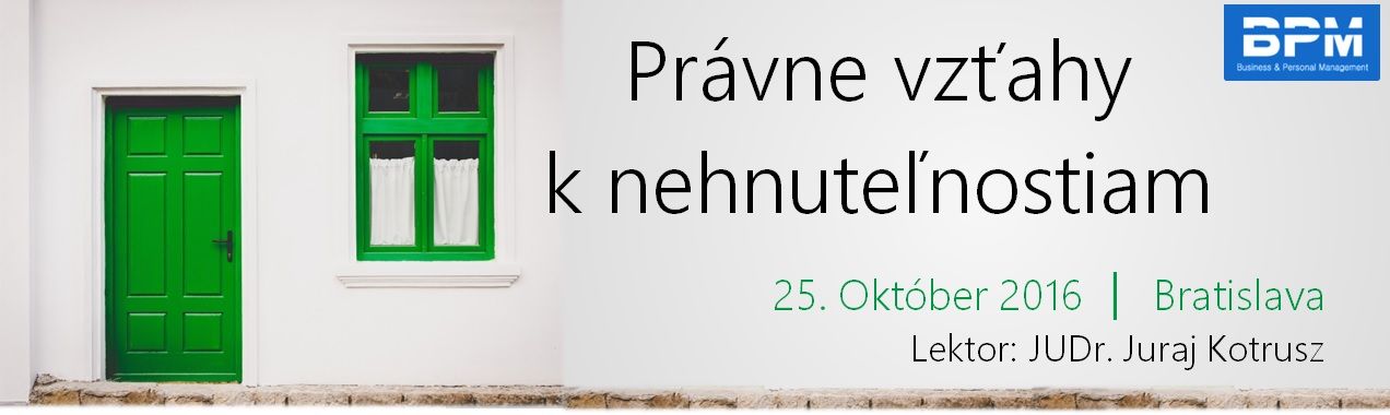 Právne vzťahy k nehnuteľnostiam