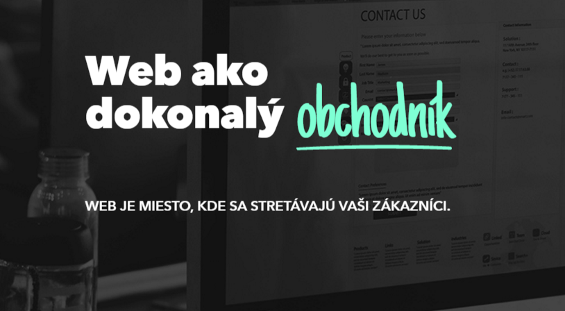 Web ako dokonalý obchodník