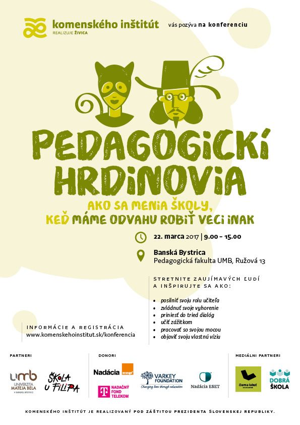 Konferencia PEDAGOGICKÍ HRDINOVIA