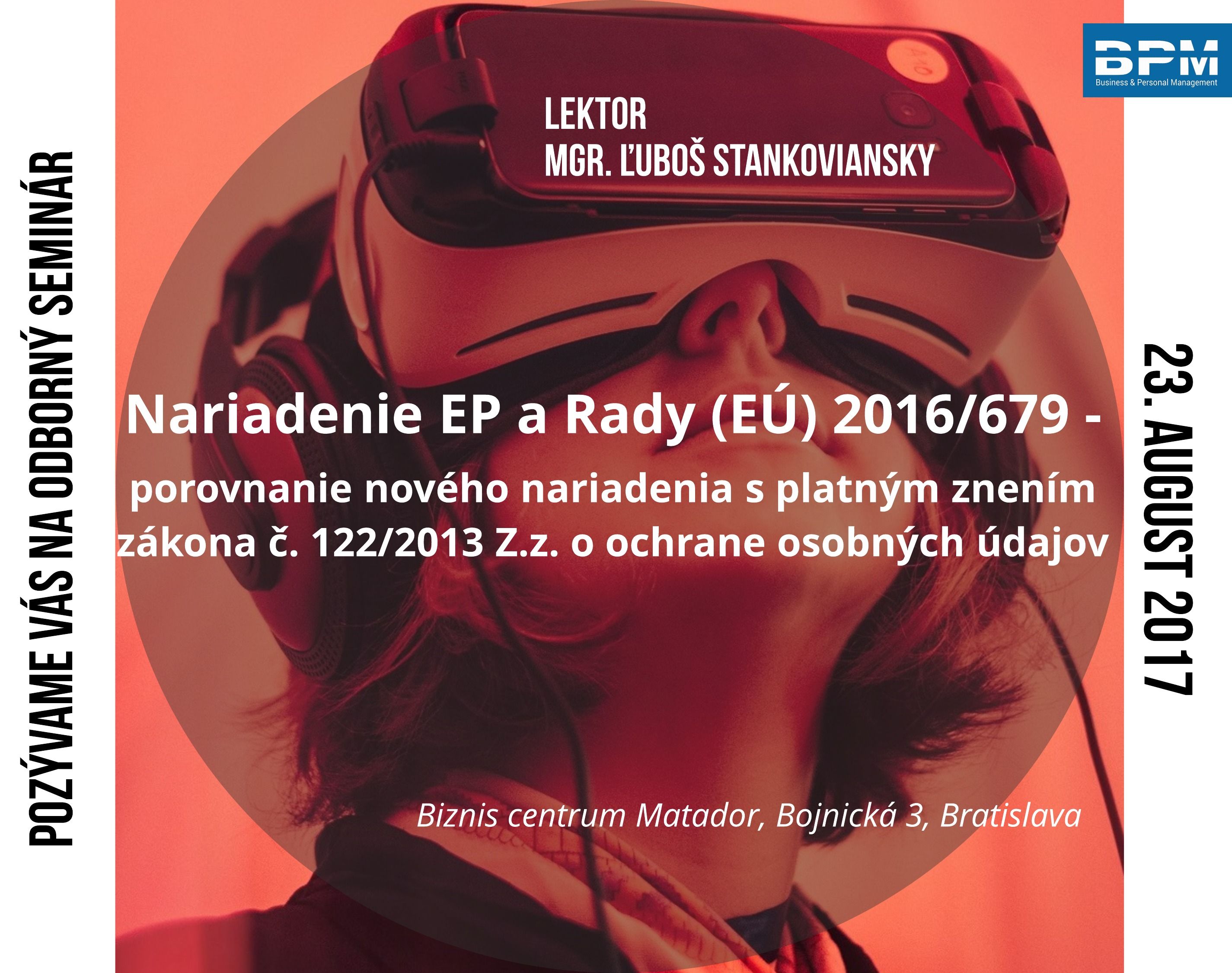 Nariadenie EP a Rady (EÚ) 2016/679 - porovnanie nového nariadenia s platným znením zákona č. 122/201