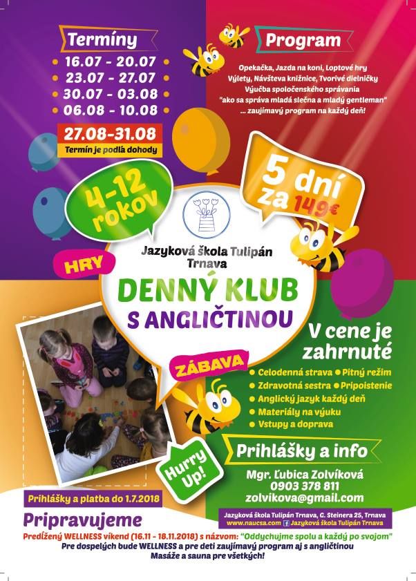 Denný Klub s Angličtinou