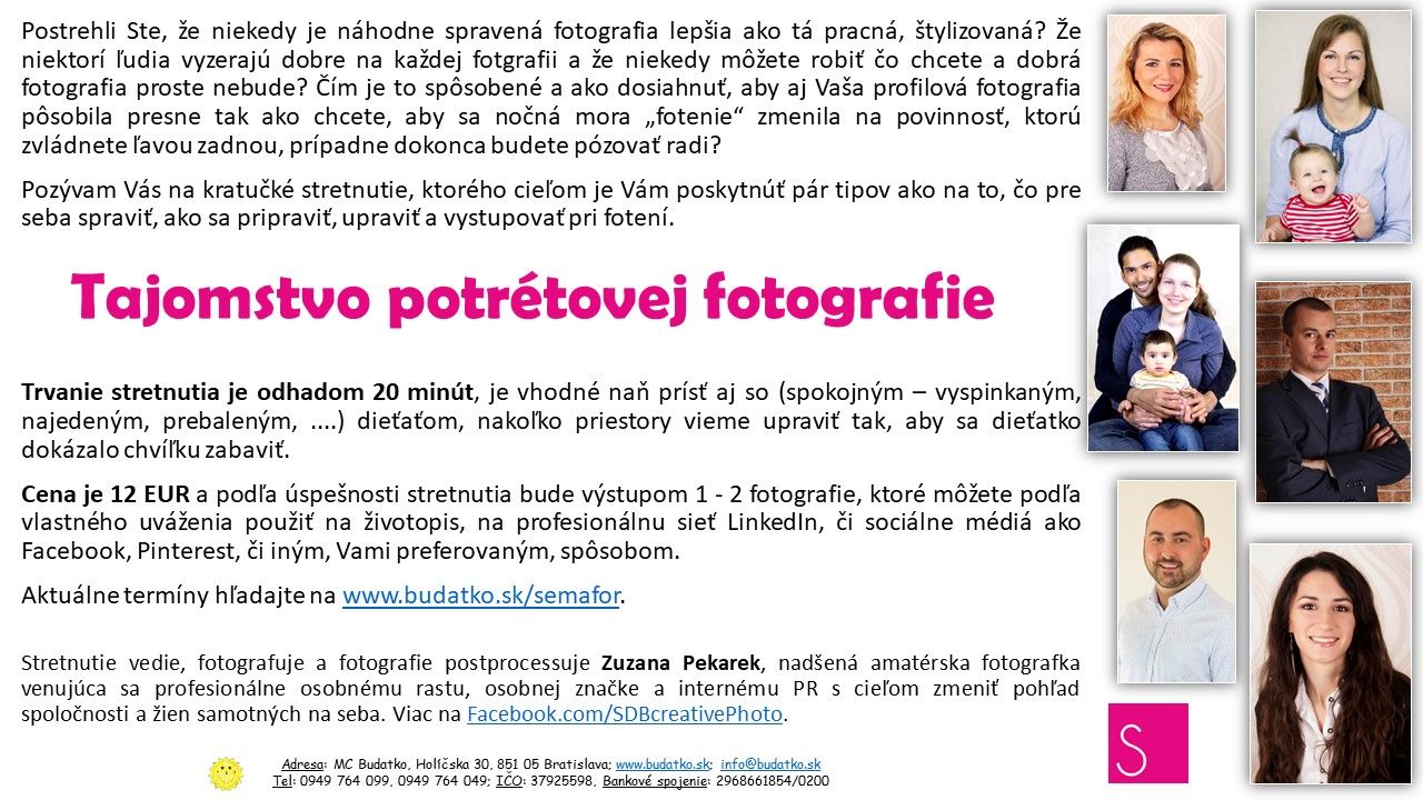 Tajomstvo potrétovej fotografie	