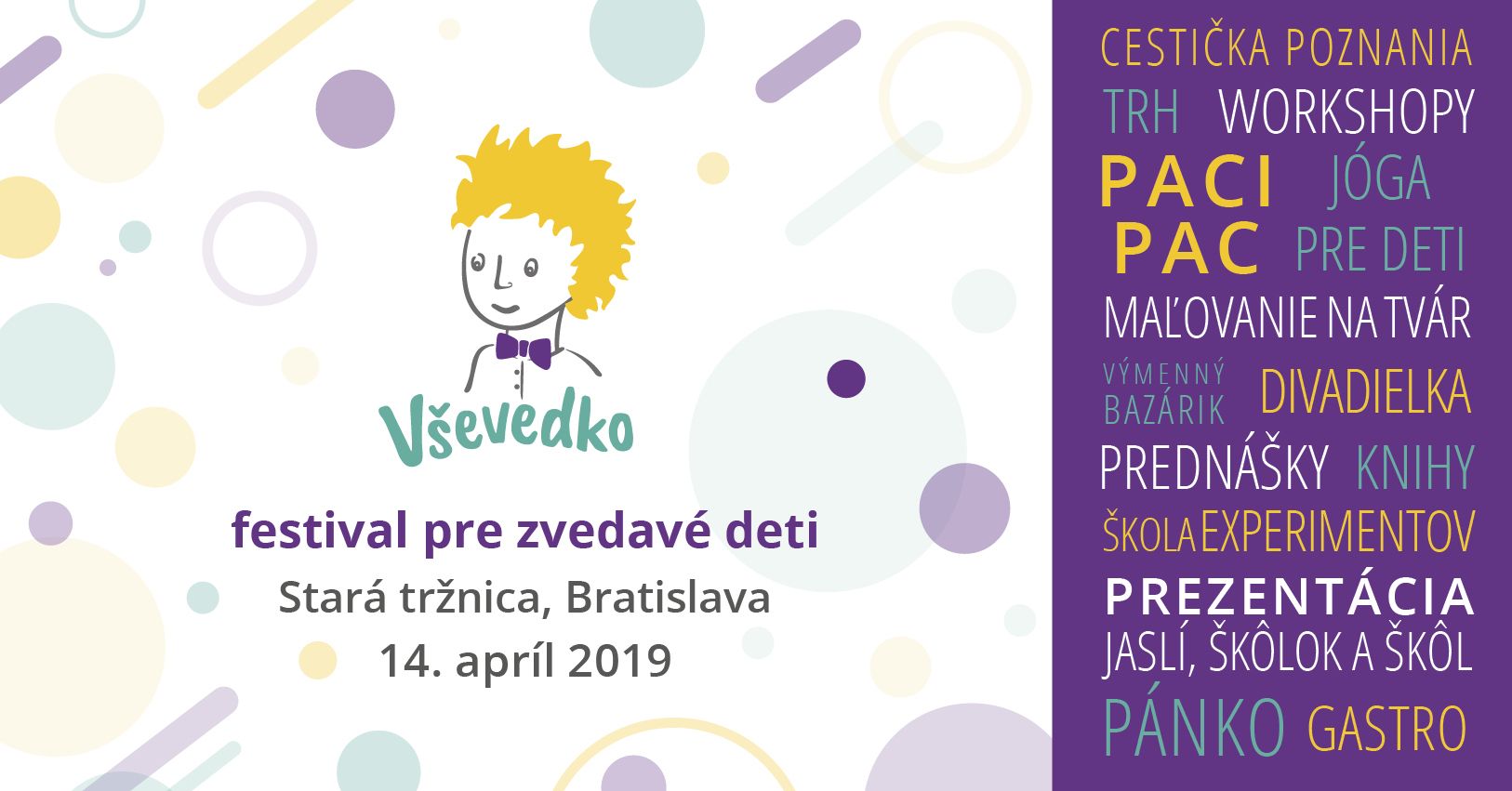 VŠEVEDKO - edukačný a hravý festival pre zvedavé deti a rodičov