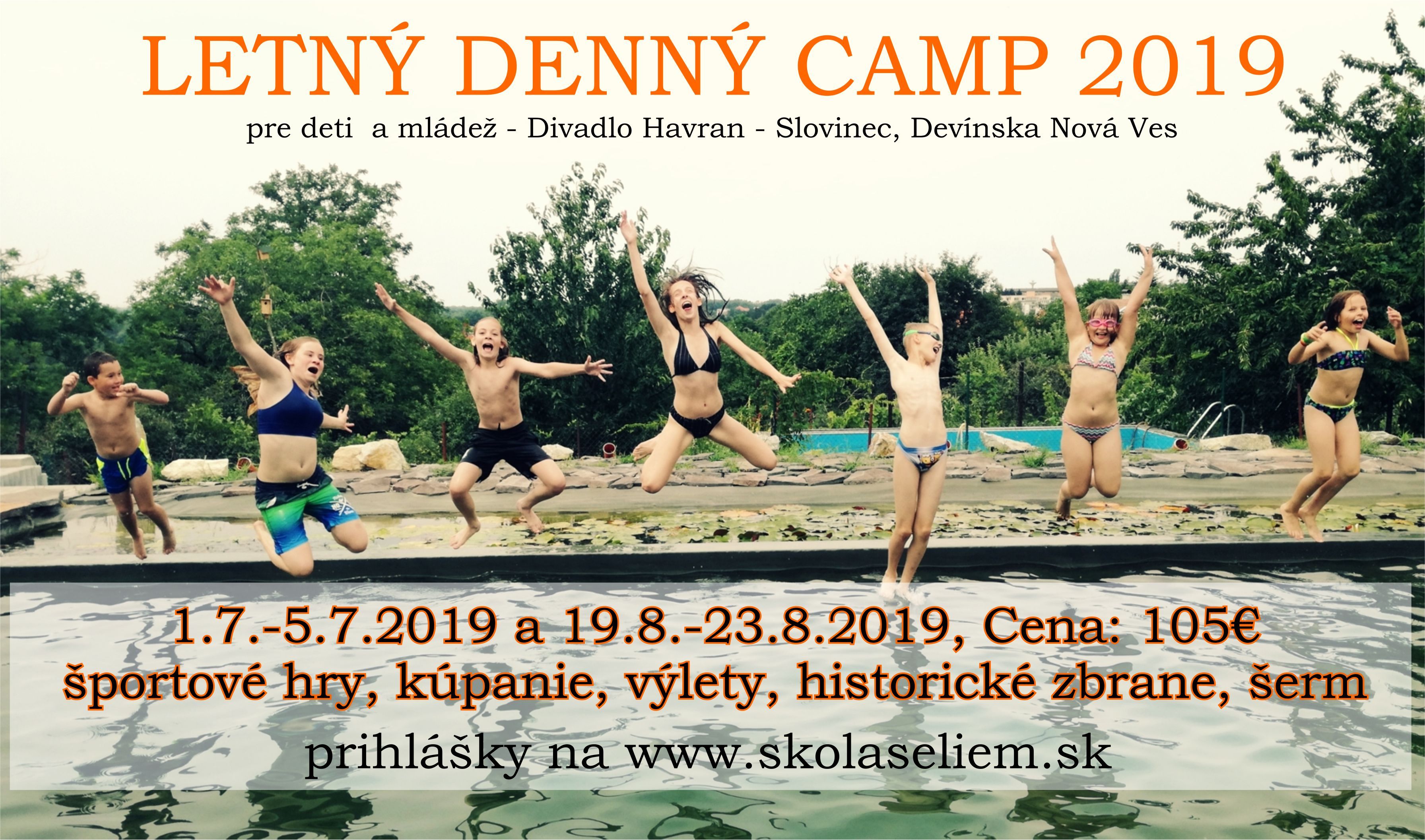Letný denný tábor 2019