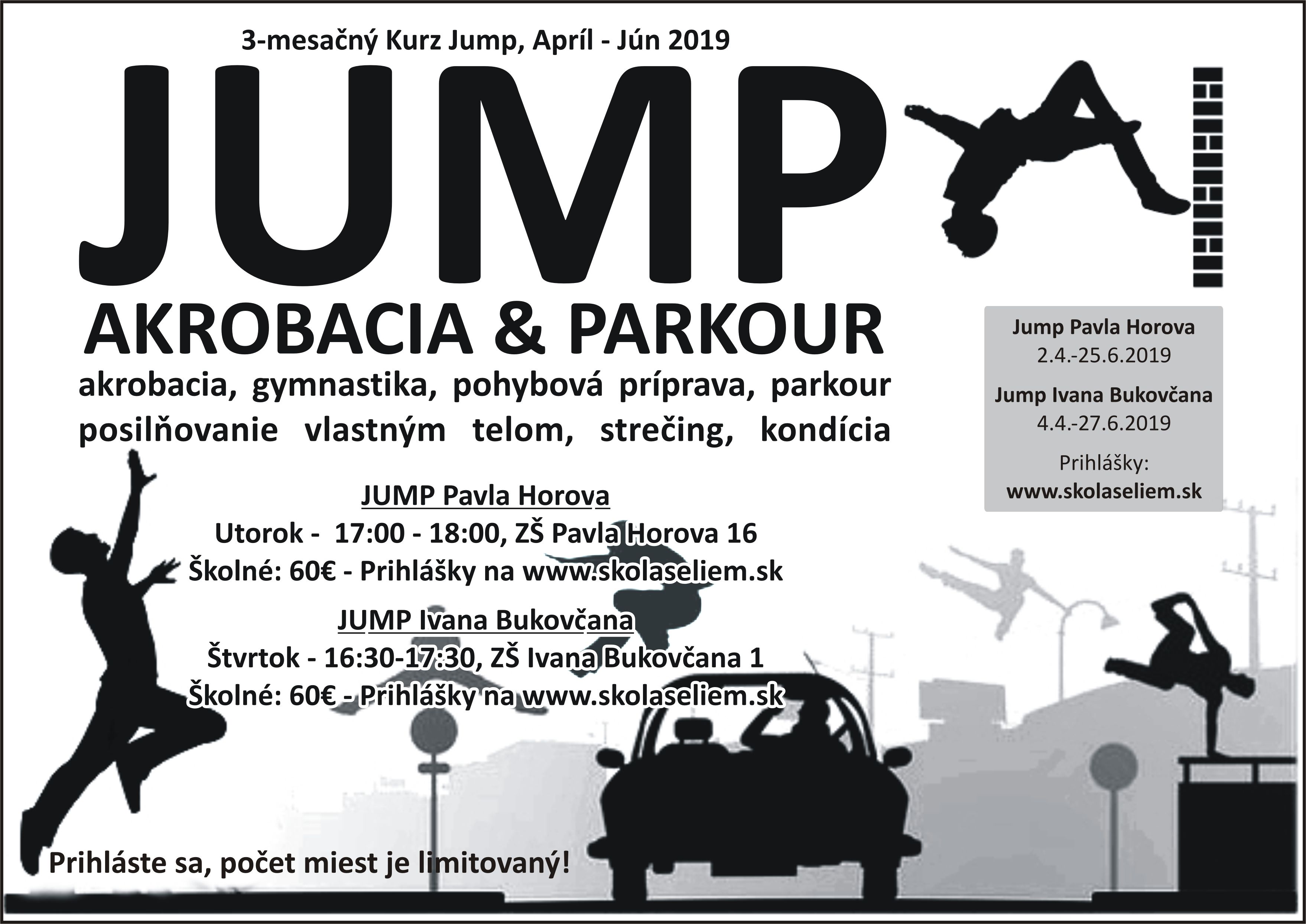 Jump - akrobacia, parkour, Pavla Horova