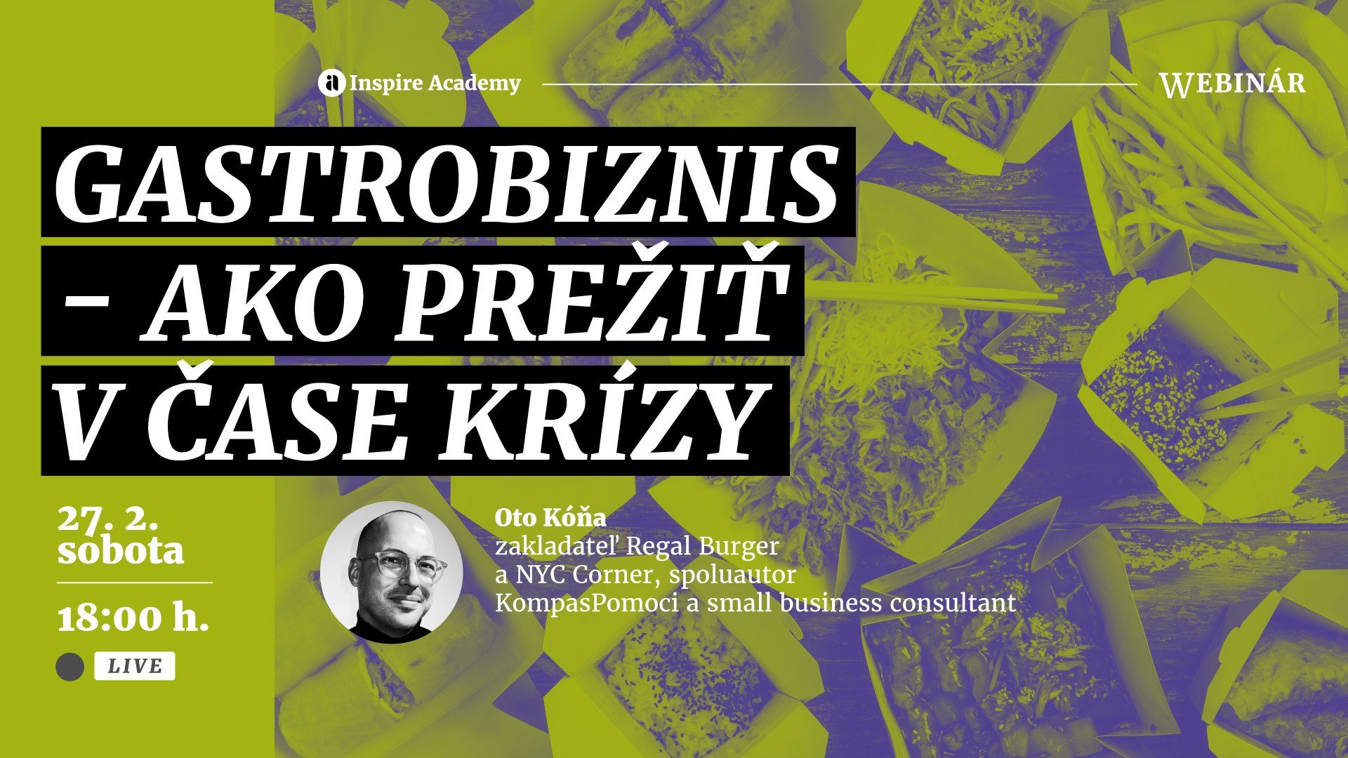 Kurz zásad úspešného podnikania v gastronómii v čase pandemickej krízy