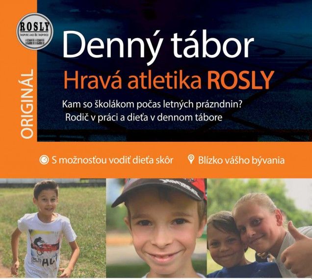 Denný tábor hravá atletika ROSLY v Rači