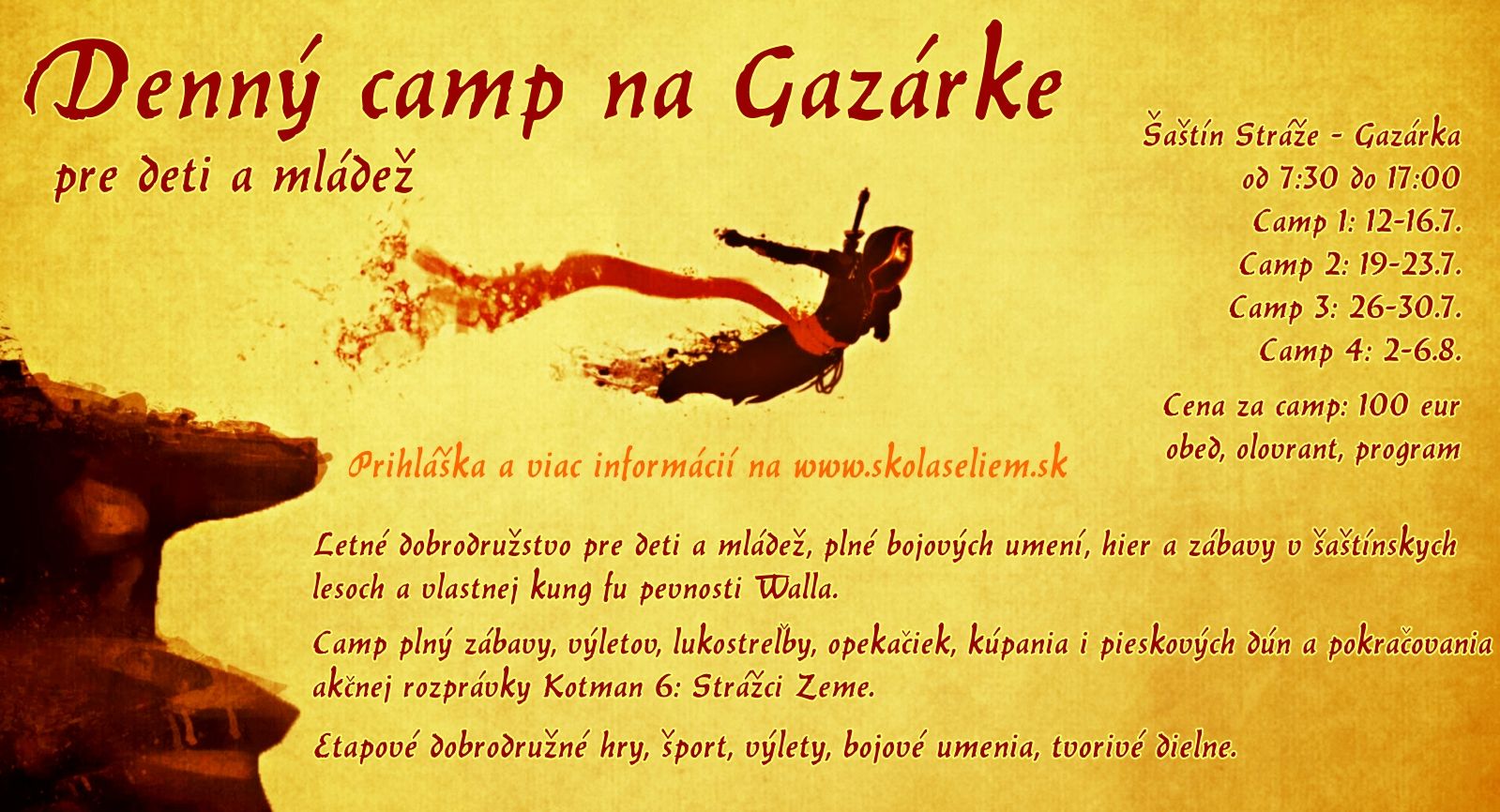 Denný letný camp 2021