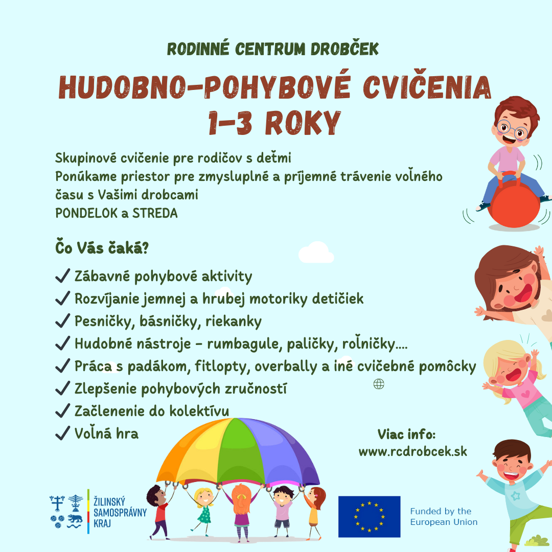 Hudobno-pohybové cvičenia pre deti