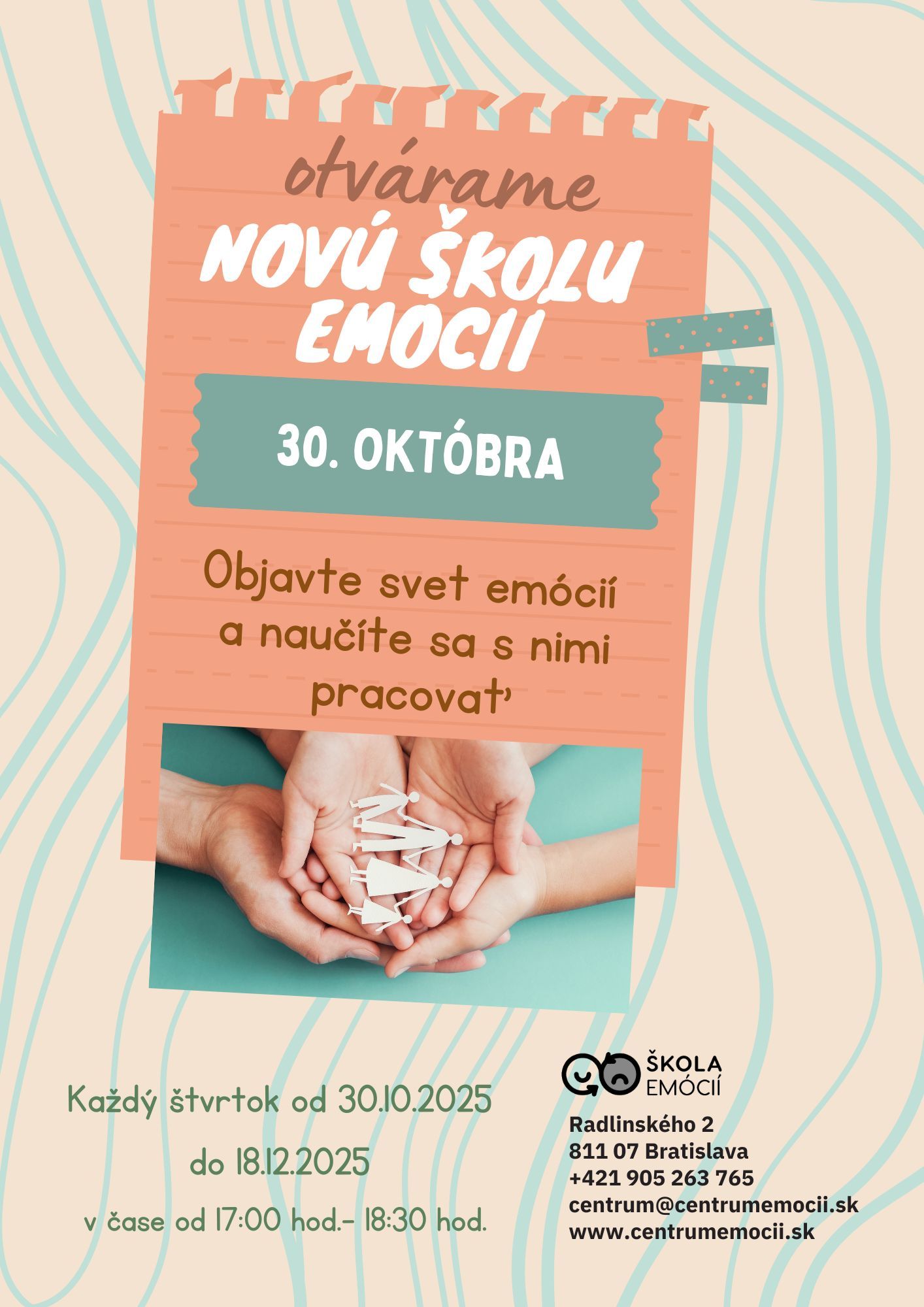 ŠKOLA EMÓCIÍ - 8 dielny interaktívny kurz