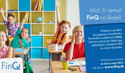 FinQ prináša kvalitu do vzdelávania už štvrtý rok. Výzva pre nové školy je otvorená