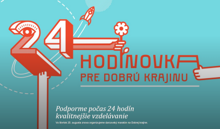 Dobrá krajina: Tento rok bude témou 24-hodinovky vzdelávanie