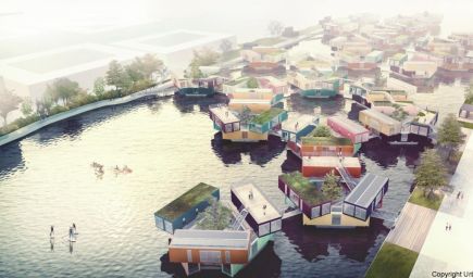 Študenti v Kodani môžu využiť ako internát štýlové plávajúce kontajnery