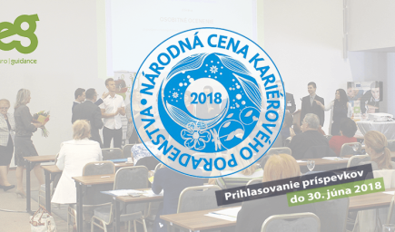 Národná cena kariérového poradenstva 2018 – Staňte sa súčasťou príbehu rozvoja kariérového poradenstva na Slovensku
