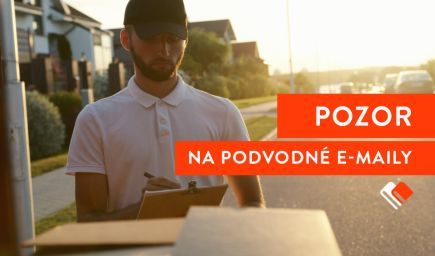 Pozor na podvodné e-maily. Ľudia dostávajú falošné správy o doručení balíkov kuriérom