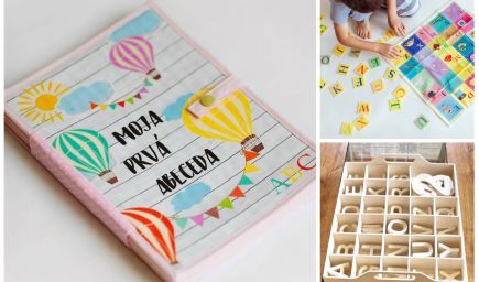 7 zaujímavých tipov na ručne vyrobené abecedy pre vašich predškolákov