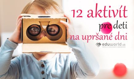 12  skvelých tipov, ako sa zabaviť s deťmi počas upršaného dňa