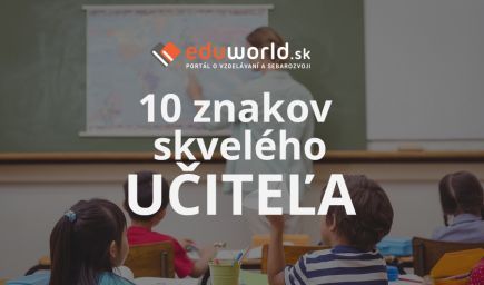 10 znakov skvelého učiteľa