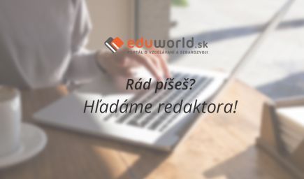 Hľadáme brigádnika / redaktora pre portál Eduworld.sk s okamžitým nástupom