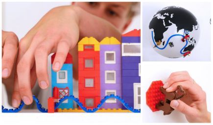 Kreatívna lepiaca páska Nimuno Loops vám umožní stavať Lego na strope i po stenách