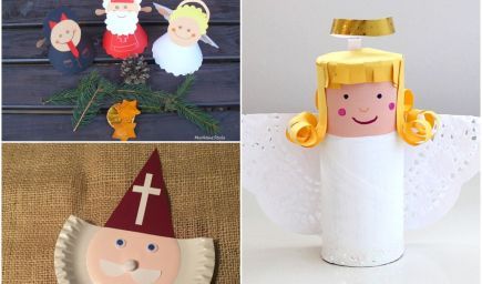 Vyrobte si s deťmi Mikuláša z papiera