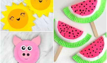 Zabavte sa s deťmi tvorbou z papierových tanierov