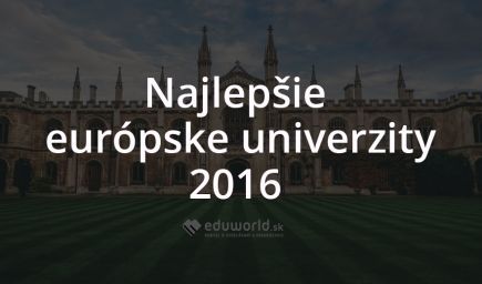 V najnovšom rebríčku TOP európskych univerzít slovenské univerzity opäť chýbajú