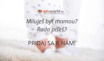 Hľadáme mamičku, ktorá rada píše!