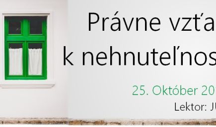 Právne vzťahy k nehnuteľnostiam