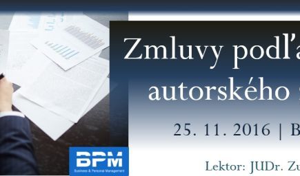 Zmluvy podľa nového autorského zákona