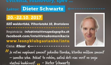 Seminár intuitívnej pedagogiky s lektorom Dietrom Schwartzom