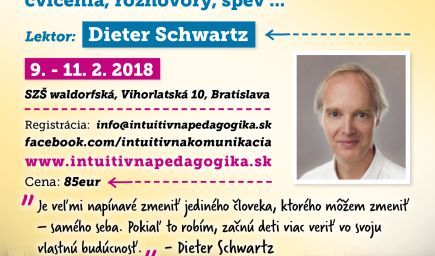 Seminár intuitívnej pedagogiky s lektorom Dietrom Schwartzom
