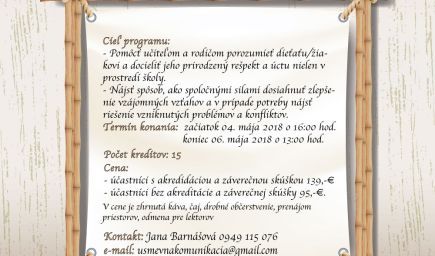 Prepojenie spolupráce učiteľa, žiaka a rodiča