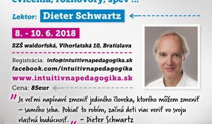 Seminár intuitívnej pedagogiky s lektorom Dietrom Schwartzom