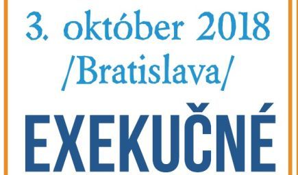 Exekučné konania po novom - aktuálne otázky a  skúsenosti z praxe