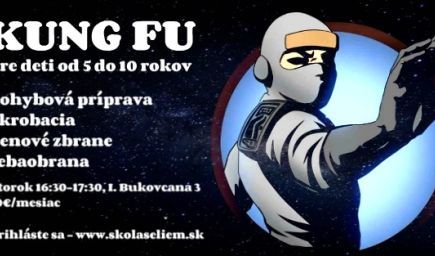 Kung fu pre  deti od 5 do 10 rokov - Devínska Nová Ves