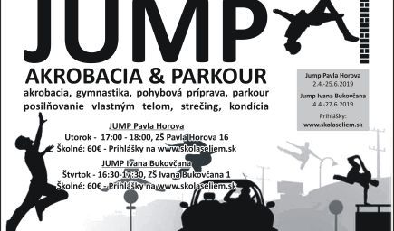 Jump - akrobacia, parkour, Pavla Horova