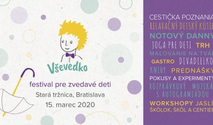 VŠEVEDKO - edukačný a hravý festival pre zvedavé deti a rodičov