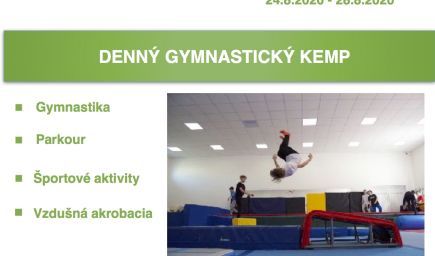 Denný letný gymnastický kemp