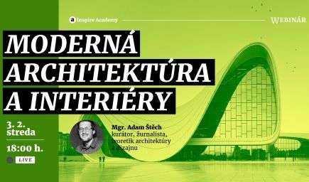 Moderná architektúra a interiéry | Webinár